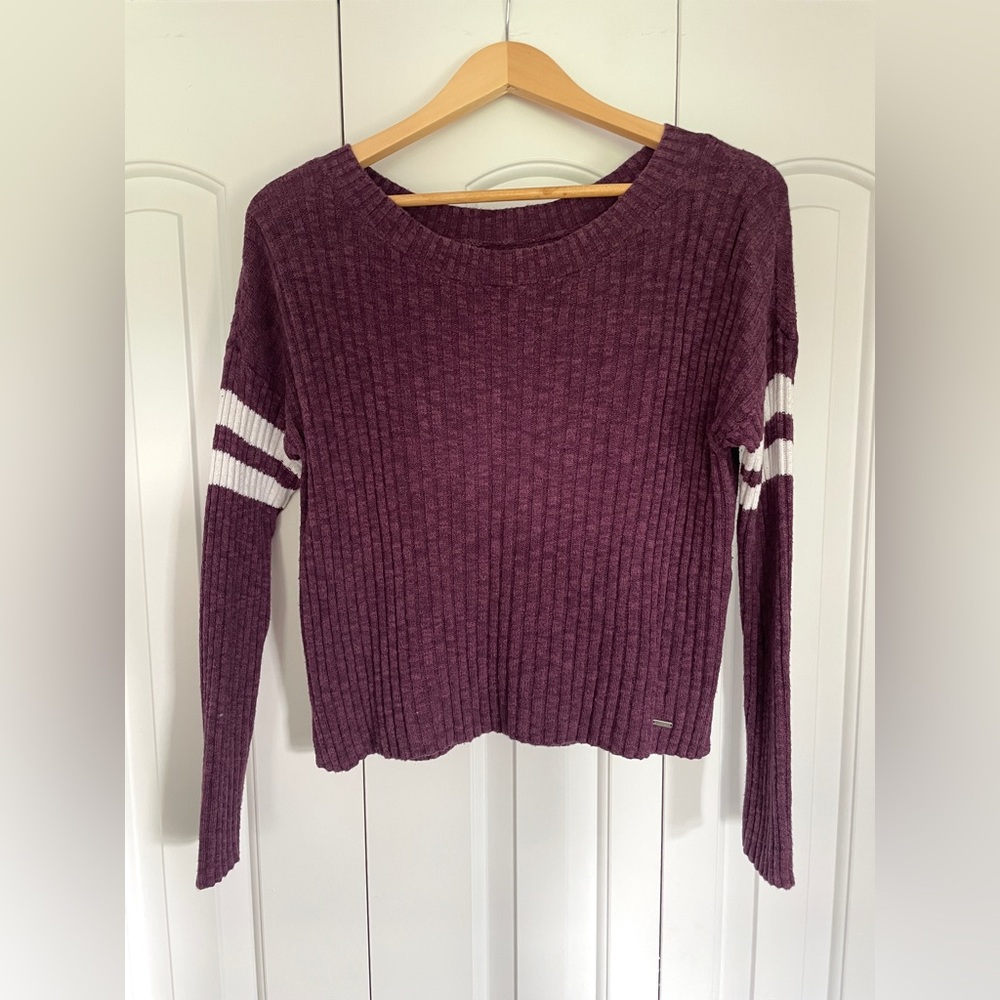 Purple Hollister Sweater